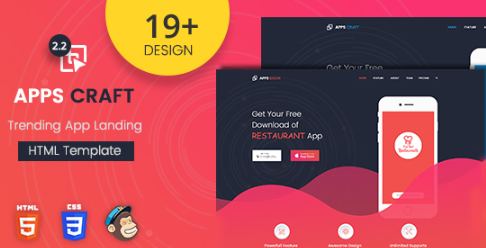 Apps Craft - App Landing Page