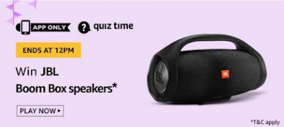 Amazon JBL Boom Box Speakers Quiz 