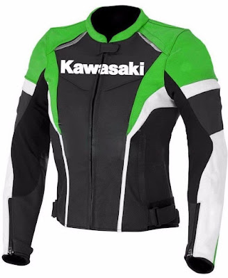 Gambar Jaket Kulit Motor Kawasaki