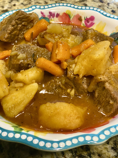 Beef Stew with Potatoes, Beef, Onion and Carrots