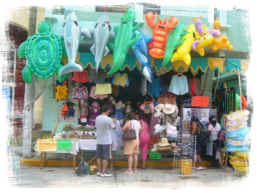 Tienda de artículos para la playa