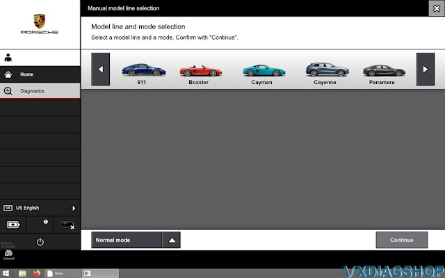 Use Porsche PIWIS II /III Programming 1