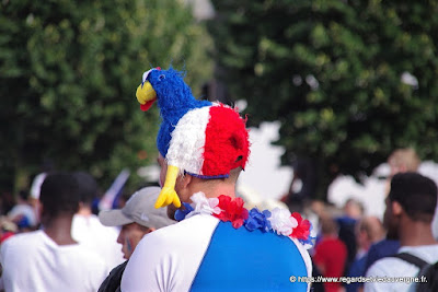 Lyon, place Bellecour : France-Croatie.