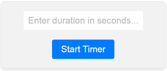 Javascript Countdown Timer Code