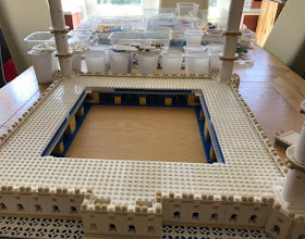 Lego Taj Mahal in progress