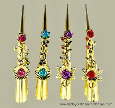 Gold Hair Clips Designs