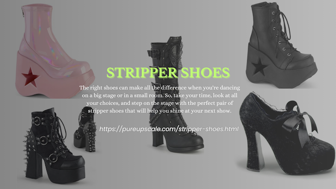 Stylish Stripper Shoes