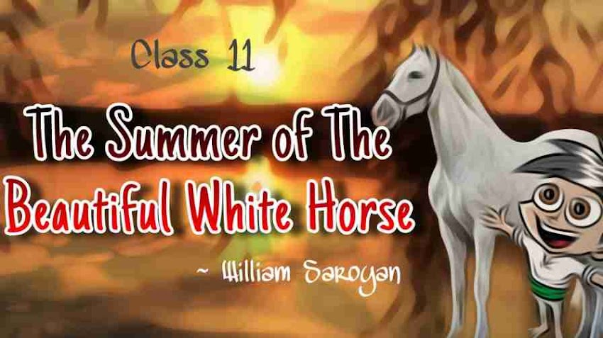 The Summer of the Beautiful white Horse Class 11 |  The summer of the beautiful white Horse summary 
