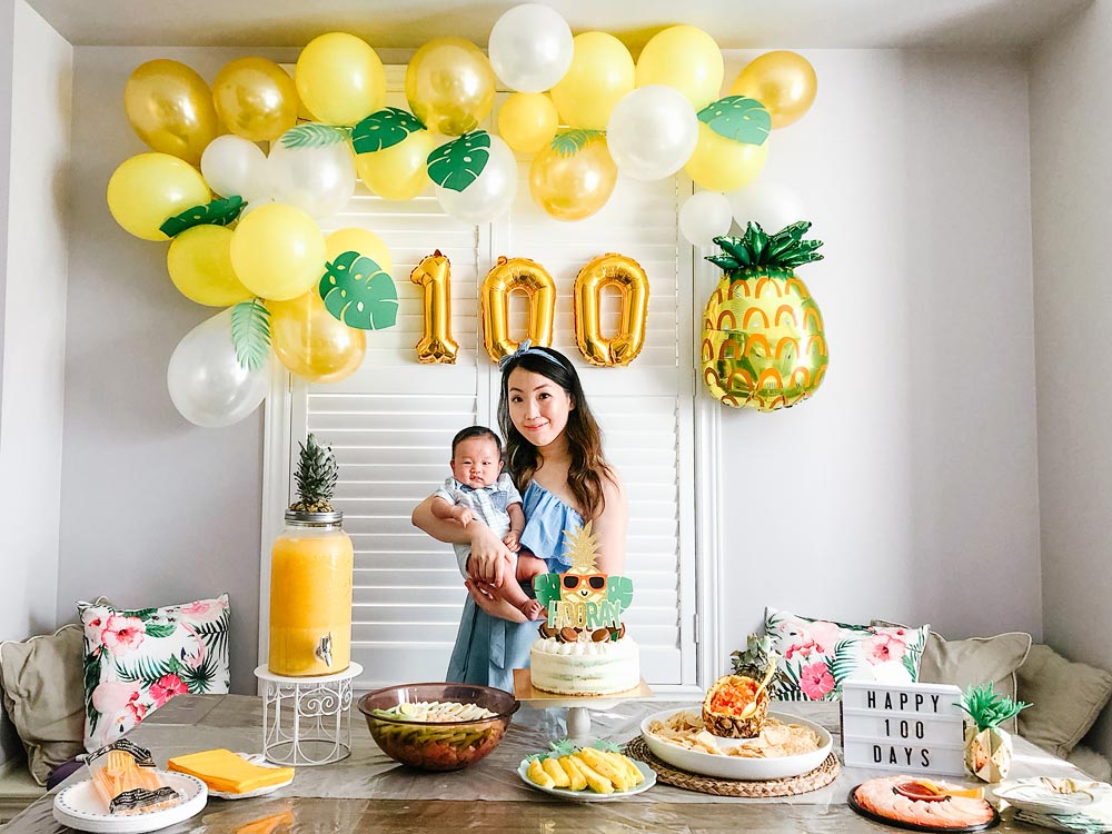 Party like a Golden Pineapple! (DIY party decor)