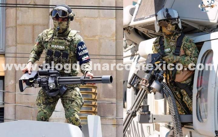 MARINOS estuvieron a punto de capturar en un operativo en Cerocahui a "El Chueco" y a su grupo de Sicarios en Abril pero les falló la Minigun