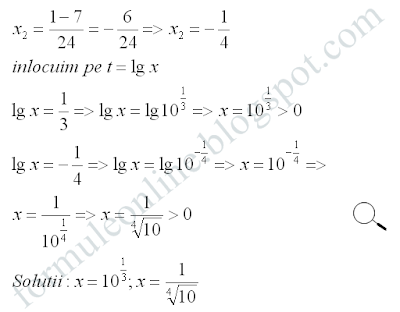 logarithmic equations examples with solutions