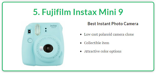 5. Fujifilm Instax Mini 9 - Rs.5,789