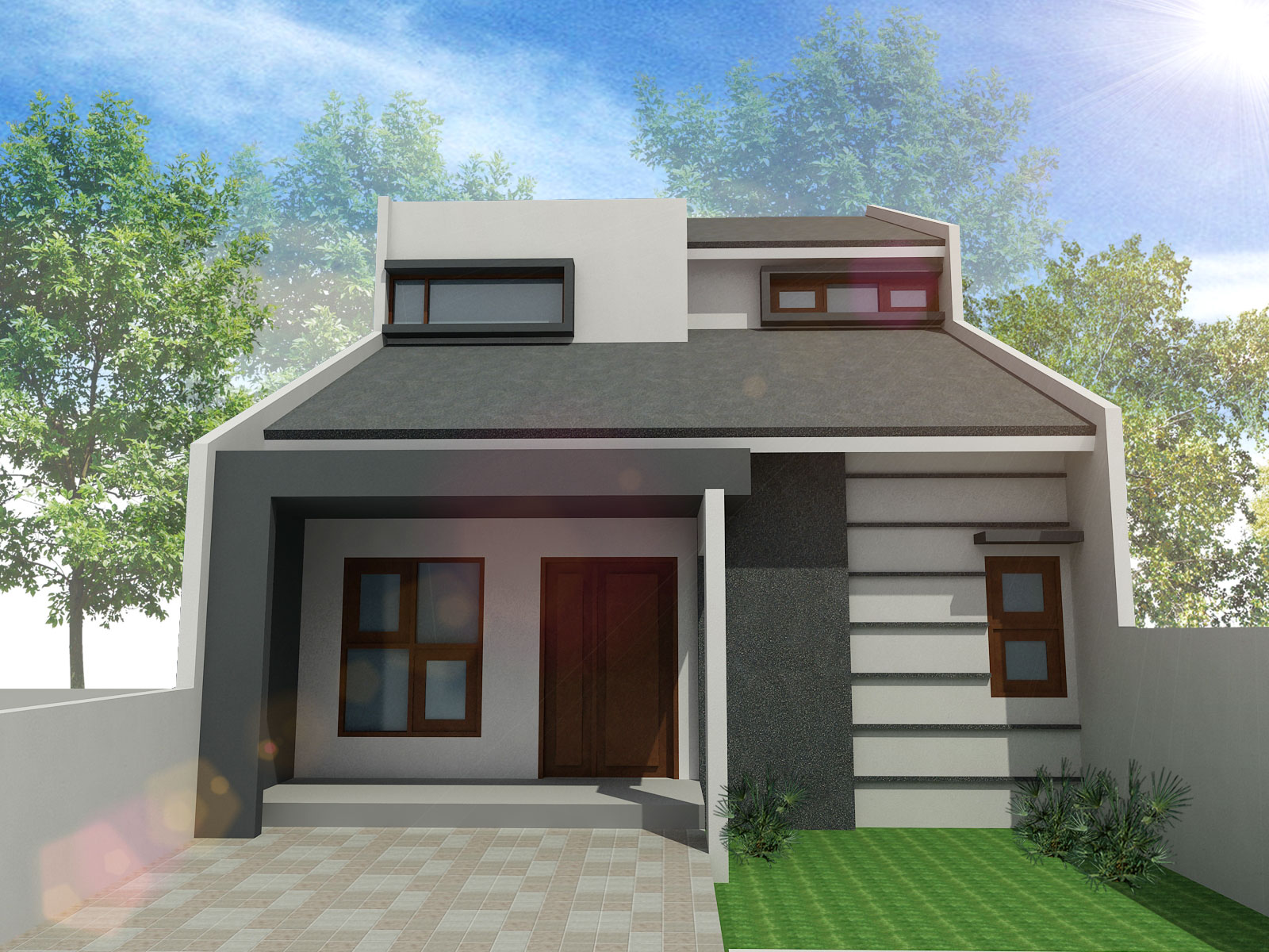65 Desain Rumah Minimalis 1 Lantai Full Desain Rumah Minimalis Terbaru