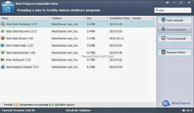 Download WISE PROGRAM UNINSTALLER