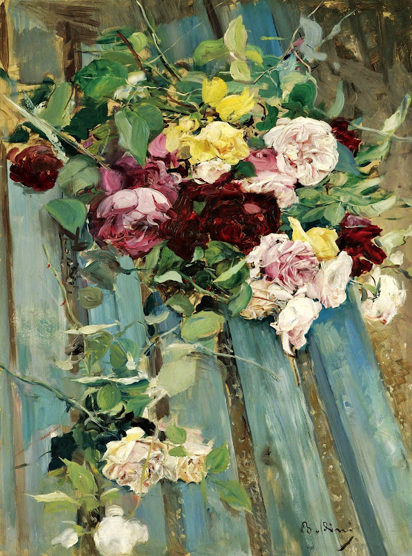 Giovanni Boldini - Still Life with Roses