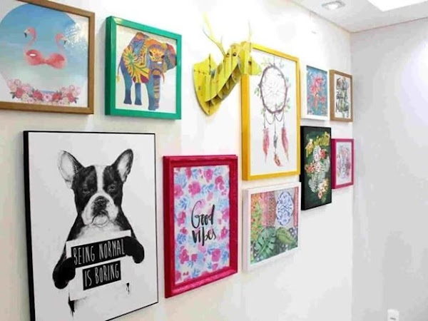 Como fazer quadros decorativos 