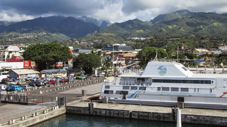 Papeete vu du ferry