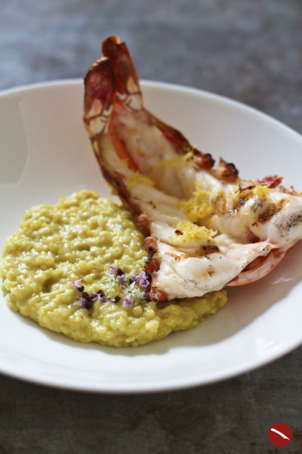 Fruchtiges Amalfi-Zitronen-Risotto mit Black Tiger Shrimps/Seatiger vom Grill #risotto #italienissch #kochen #rezepte #thermomix #tm31 #safran #bbq #foodblogger #foodphotography #arthurstochterkocht