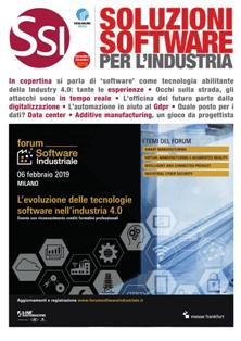 SSI Soluzioni Software per l'Industria 2018/11 & 12 | TRUE PDF | Trimestrale | Professionisti | Automazione
È l’inserto di Automazione Oggi che offre una panoramica sulle più innovative tecnologie e metodologie di gestione integrata dei processi aziendali.