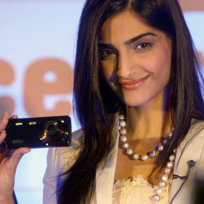 Sonam Kapoor Launched as Brand Ambassador of Spice Mobile