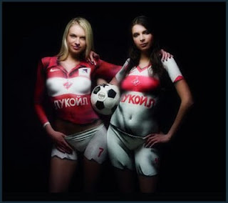 new  body painting sport women