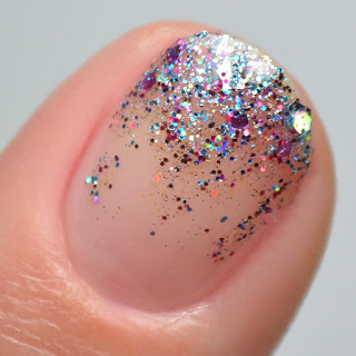 glitter nail polish topper