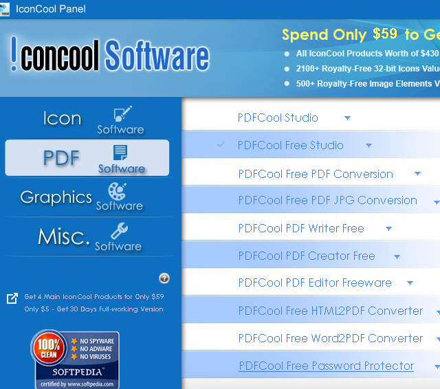 Convertir PowerPoint a PDF con PDFCool Free Studio - Solo Nuevas