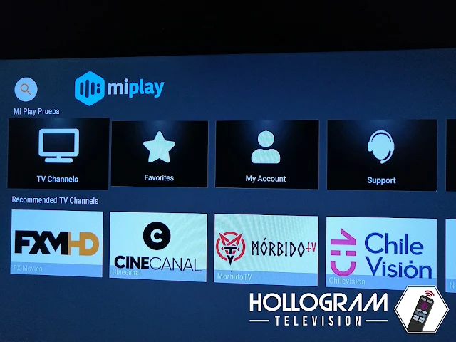 Aplicación Roku MiPlay.cl