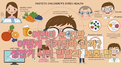 어린이 눈 건강, 어떻게 지켜줘야 할까 성장기 시력 발달과 보호 팁