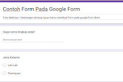 Cara Membuat Form Pendaftaran Dengan Google Form