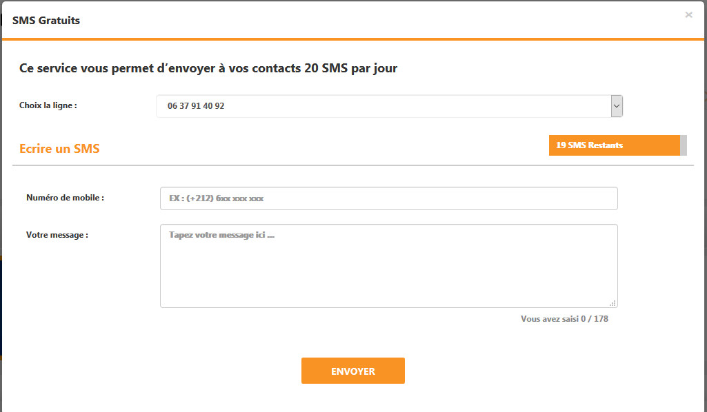 إرسال رسائل Sms مجانا في إتصالات المغرب عبر Selfcare
