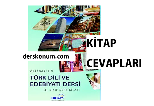 11.Sınıf Türk Dili ve Edebiyatı Kitap Cevapları Ekoyay Yayınları Sayfa 117