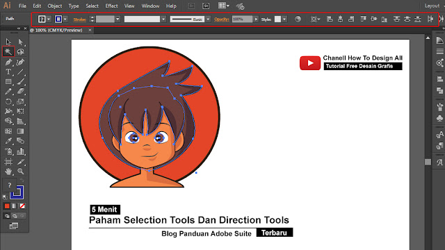 selection tools dan direction tool Panduan Adobe Illustrator Lengkap, Tutorial adobe illustrator