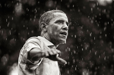 Brooks Kraft: President Barack Obama campaigns in the rain, Glen Allen, Virginia, 2012