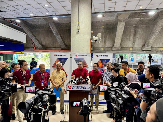 PEMBUKAAN SEMULA LALUAN LRT STESEN MASJID JAMEK DAN STESEN BANDARAYA