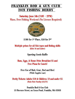 Rod & Gun Club fishing derby - Jun 5