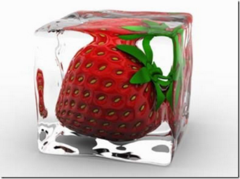 Decorated Ice Cubes