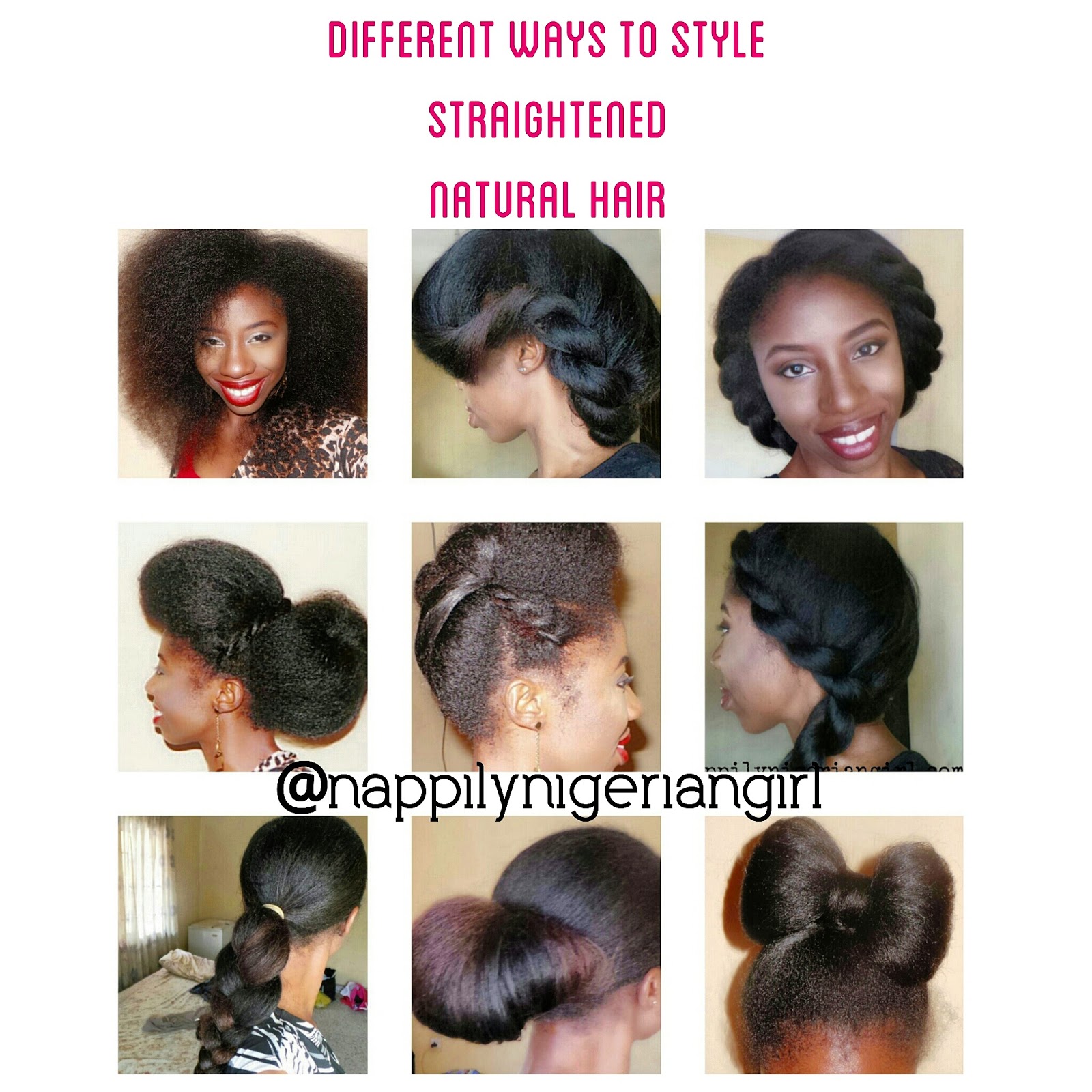 PROTECTIVE STYLES FOR STRAIGHTENED NATURAL HAIR Nappilynigeriangirl