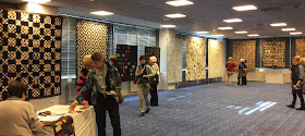 Quilt display by Blanche Vandebroek, Belgium