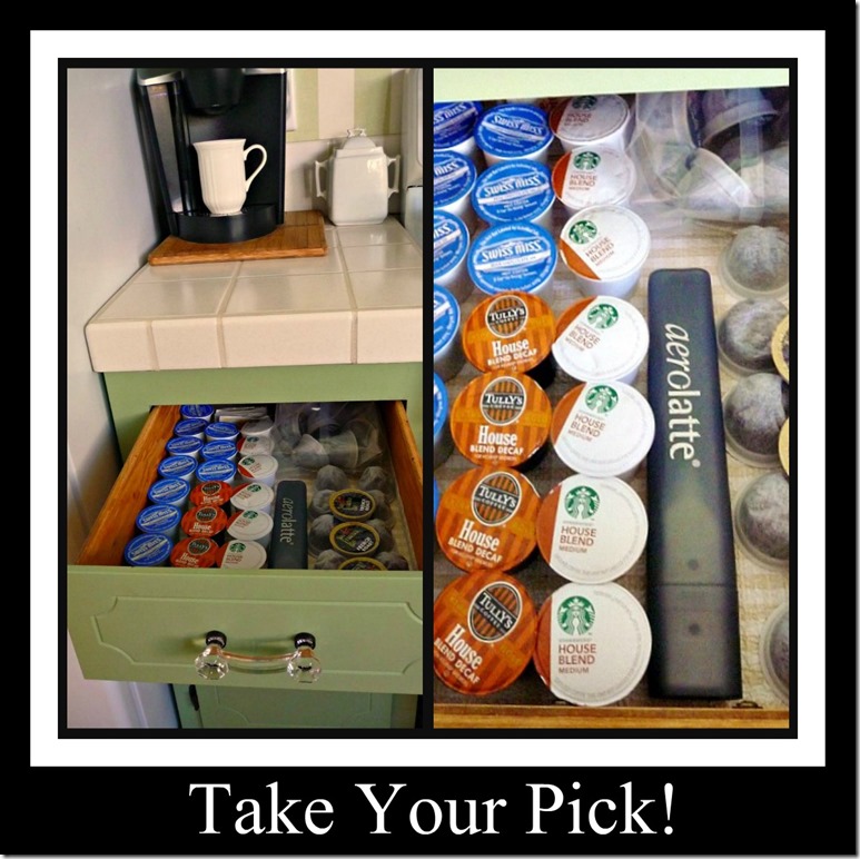 Ribbet collage coffee drawer