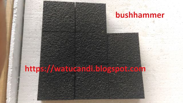 bush hammer palu semak, permukaan kasar datar terlihat seperti kulit jeruk, cocok untuk lantai, flooring, taman, sangat aman bagi pengguna untuk pijakan kaki melangkah, keset tidak licin, anti selip. https://watucandi.blogspot.com