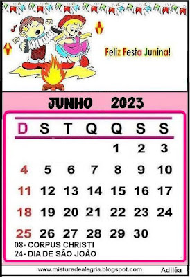 Calendário de 2023 ilustrado