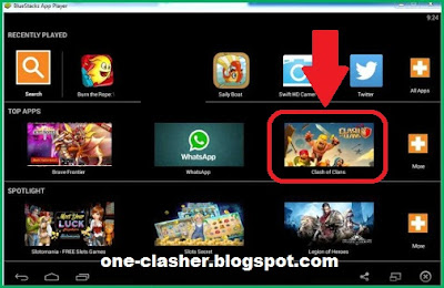 One Clasher cara bermain Clash OF Clans di PC