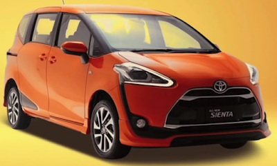 Harga Mobil Toyota Sienta Bandung