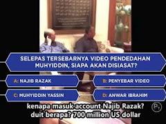 Video Muhyiddin Kata Najib Akui RM2.6 Bilion Masuk Akaun Peribadi