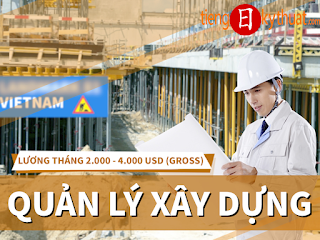 Quản lý Dự án Xây dựng tại công ty Nhật Bản - Project Manager, Hồ Chí Minh