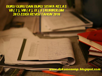 BUKU GURU DAN BUKU SISWA KELAS VII ( 7 ), VIII ( 8 ), IX ( 9 ) KURIKULUM 2013 EDISI REVISI TAHUN 2016