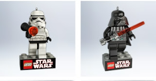 Hallmakr LEGO Star Wars Stormtrooper and Darth Vader ornament