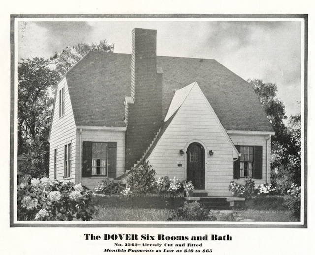 black & white photo from 1930 catalog of Sears Dover