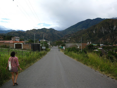 A road in the Vilcabamba Valley